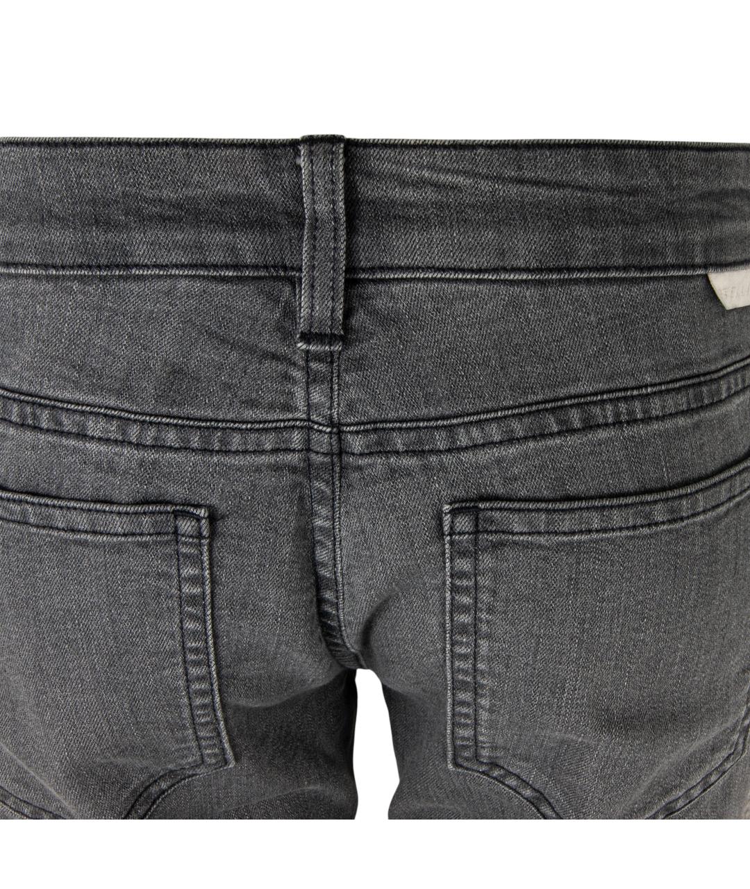 STELLA MCCARTNEY Серые хлопко-полиэстеровые джинсы слим, фото 5