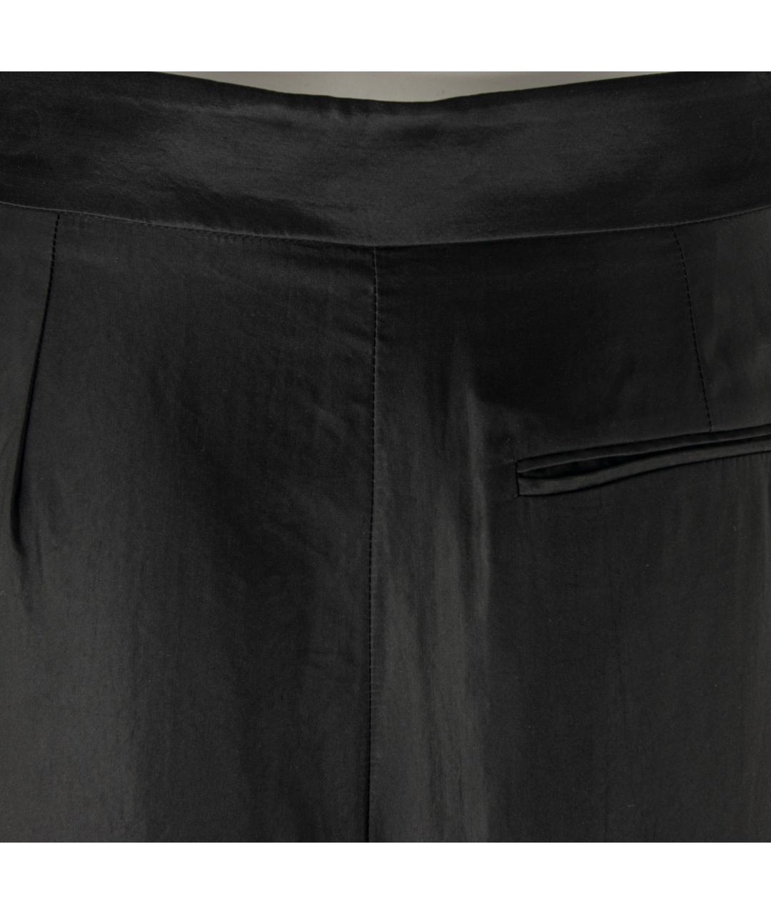 STELLA MCCARTNEY Черные хлопковые брюки широкие, фото 4