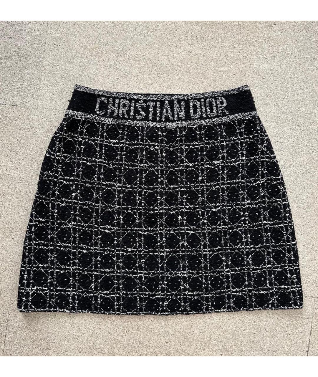 CHRISTIAN DIOR Хлопковая юбка мини, фото 4