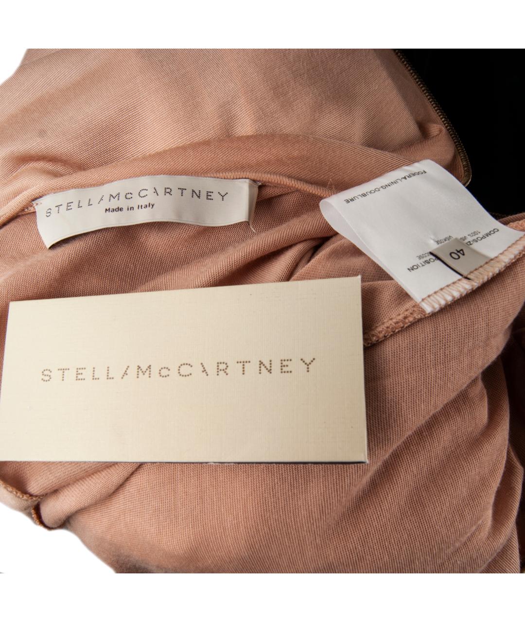 STELLA MCCARTNEY Бежевое вискозное вечернее платье, фото 4