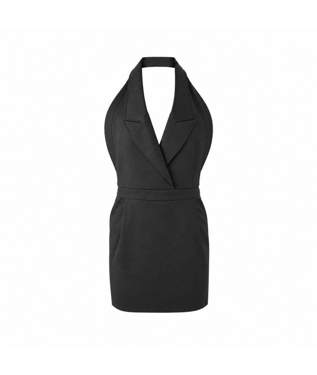 STELLA MCCARTNEY Черный шерстяной сарафан, фото 1