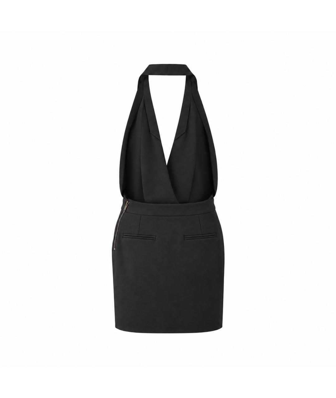 STELLA MCCARTNEY Черный шерстяной сарафан, фото 3
