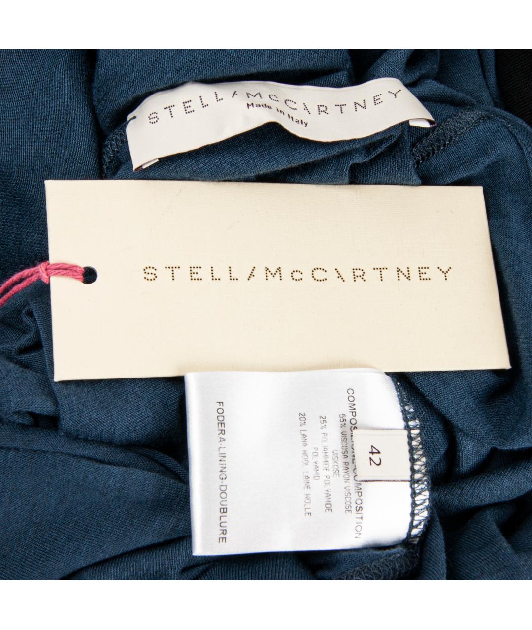 STELLA MCCARTNEY Синяя вискозная блузы, фото 4