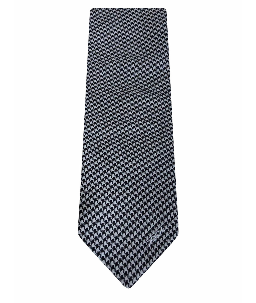ERMENEGILDO ZEGNA Черный шелковый галстук, фото 1