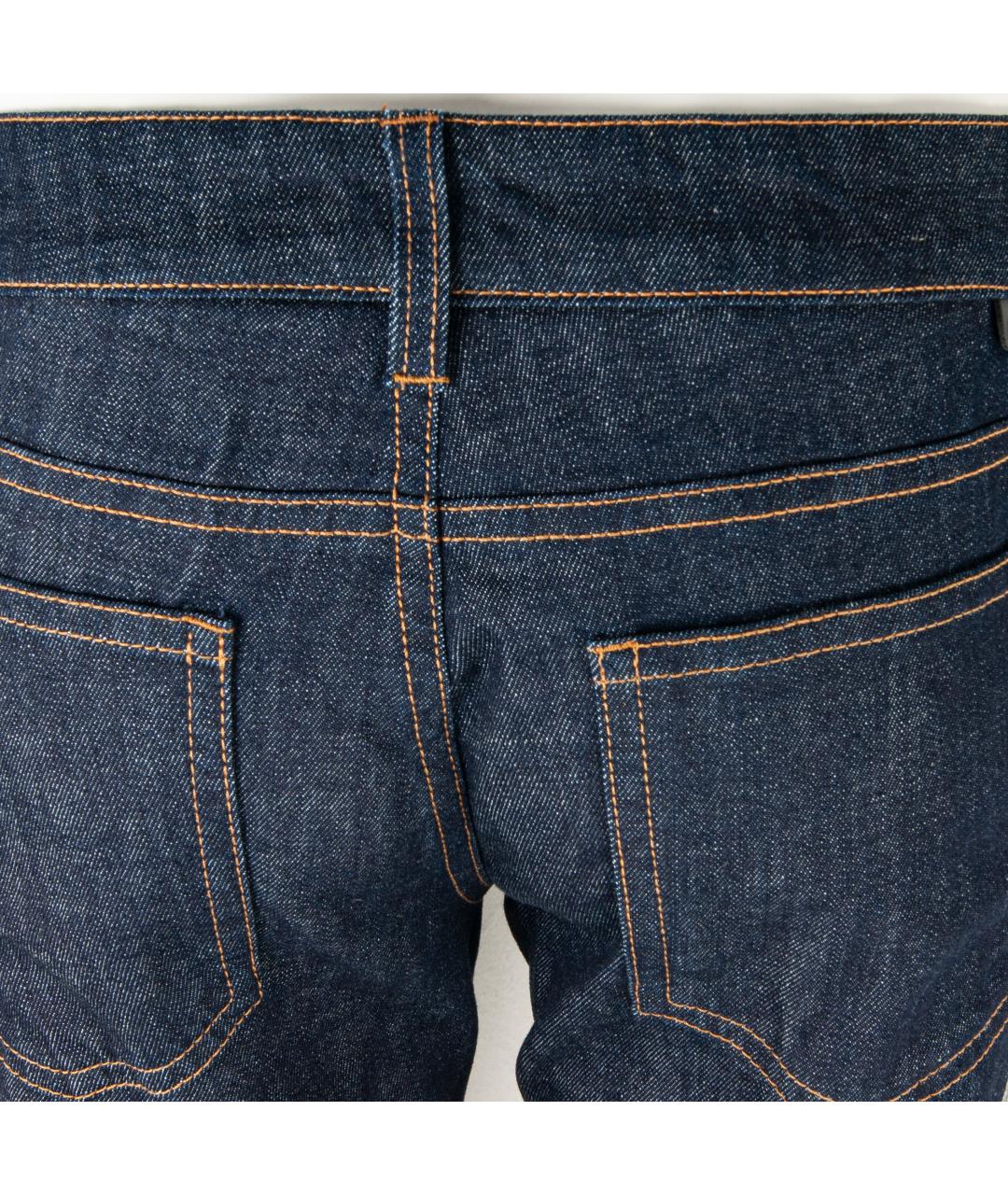 STELLA MCCARTNEY Темно-синие хлопко-эластановые джинсы слим, фото 4