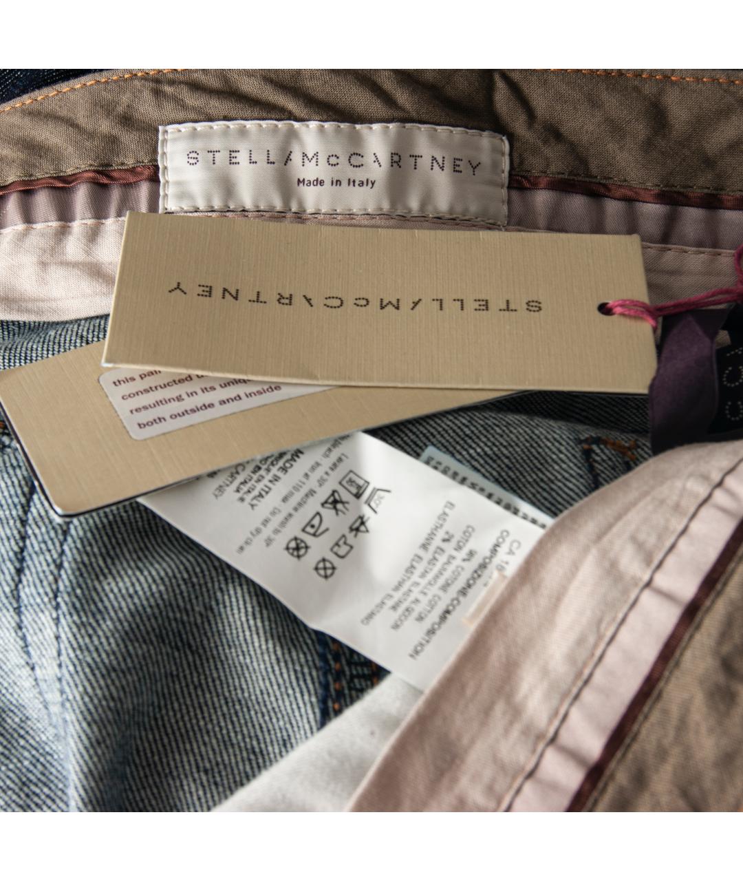 STELLA MCCARTNEY Темно-синие хлопко-эластановые джинсы слим, фото 5