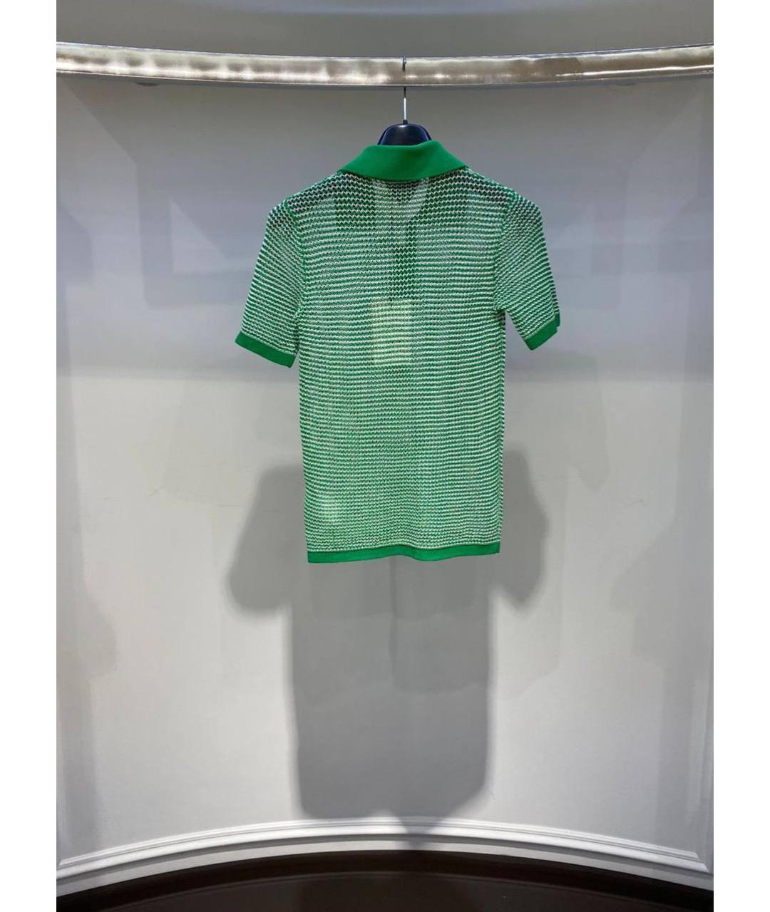 BOTTEGA VENETA Зеленая футболка, фото 3