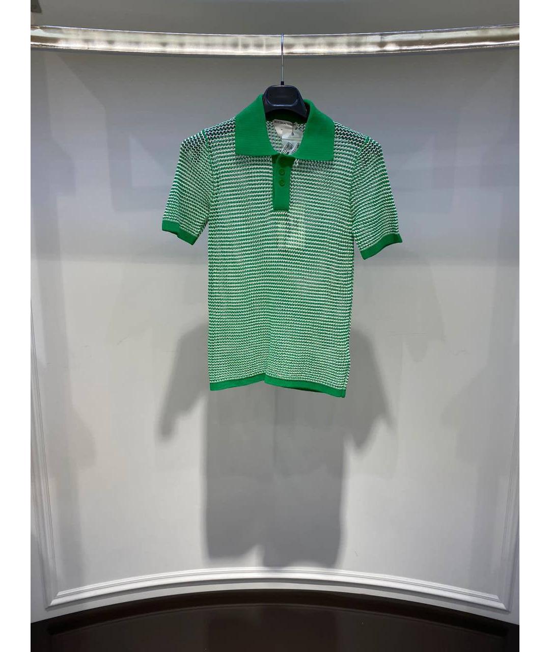 BOTTEGA VENETA Зеленая футболка, фото 2