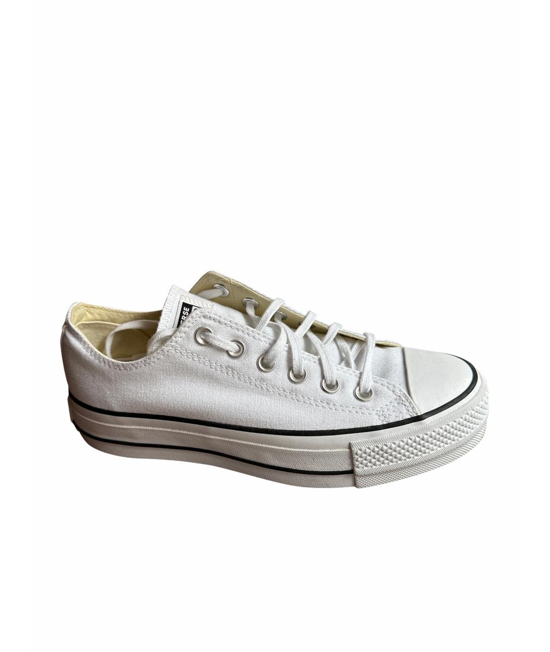 CONVERSE Белые текстильные кеды, фото 1