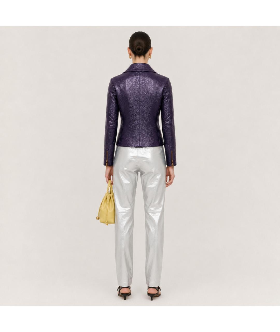 STELLA MCCARTNEY Фиолетовая хлопковая куртка, фото 8
