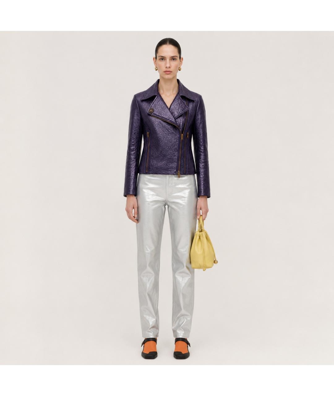 STELLA MCCARTNEY Фиолетовая хлопковая куртка, фото 7