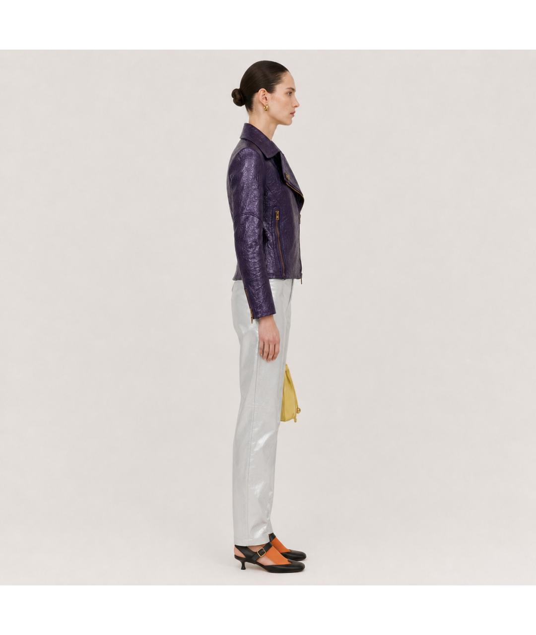 STELLA MCCARTNEY Фиолетовая хлопковая куртка, фото 9