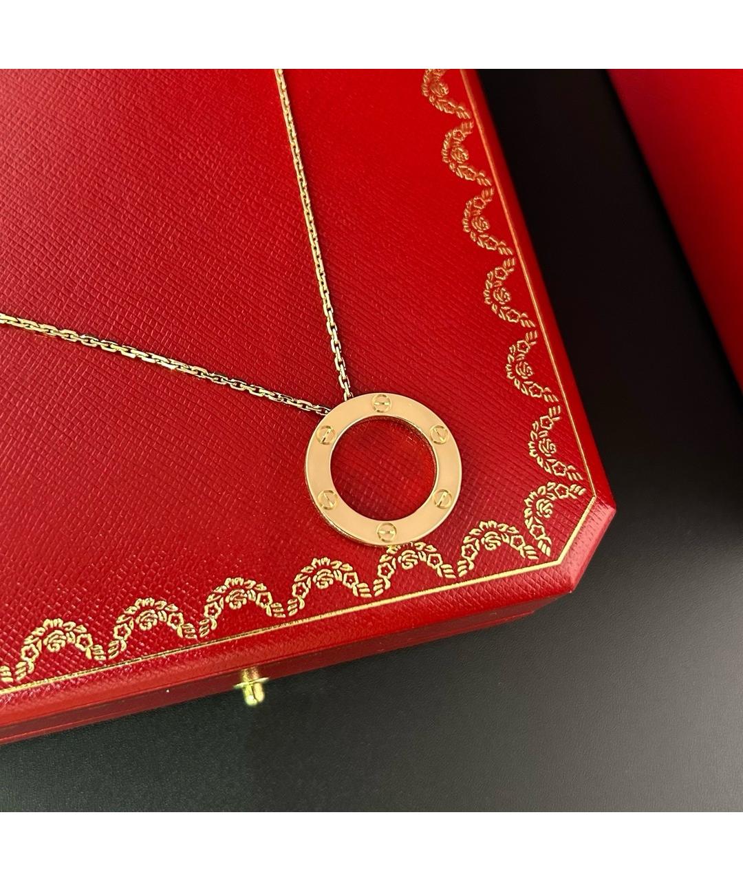 CARTIER Золотое колье из розового золота, фото 5