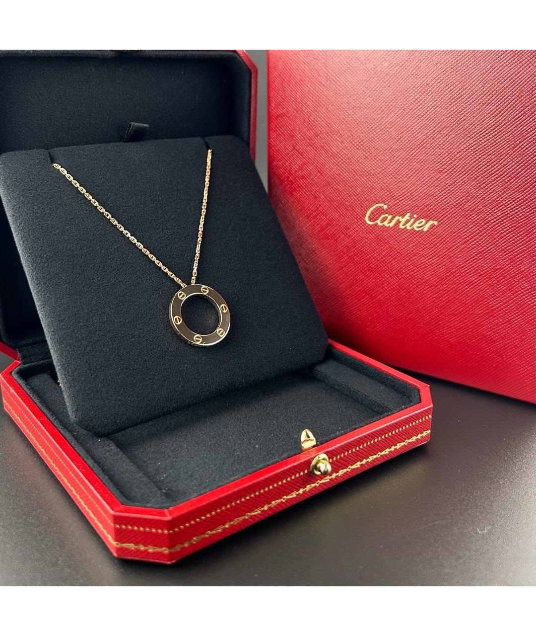 CARTIER Золотое колье из розового золота, фото 2