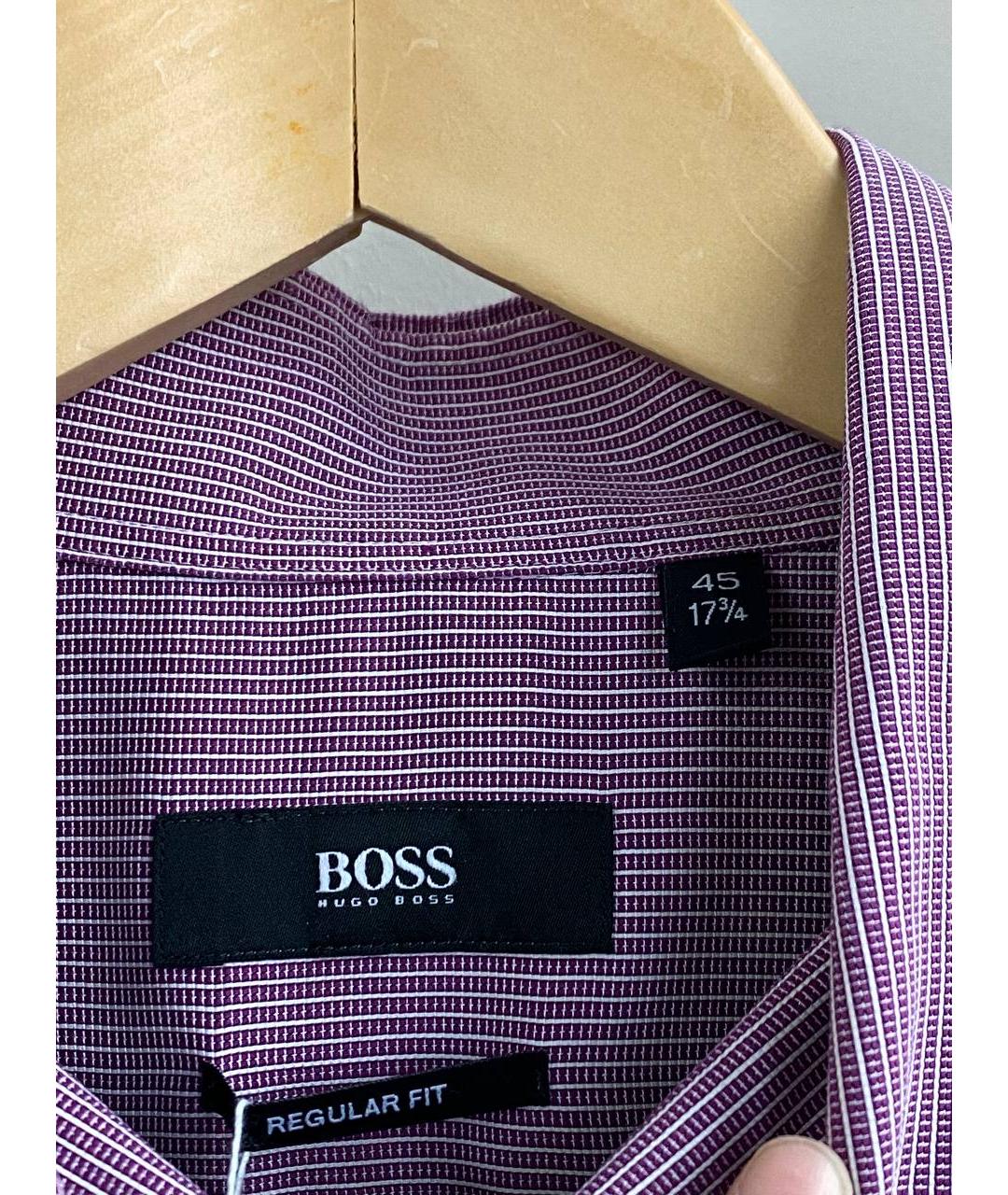 HUGO BOSS Мульти хлопковая кэжуал рубашка, фото 4