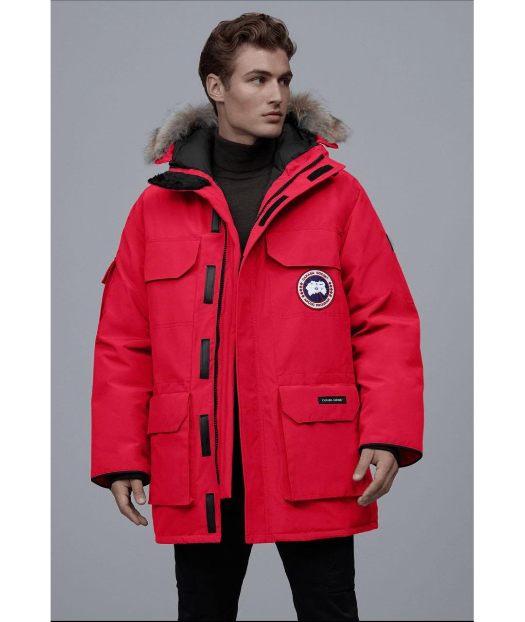 CANADA GOOSE Красная парка, фото 6