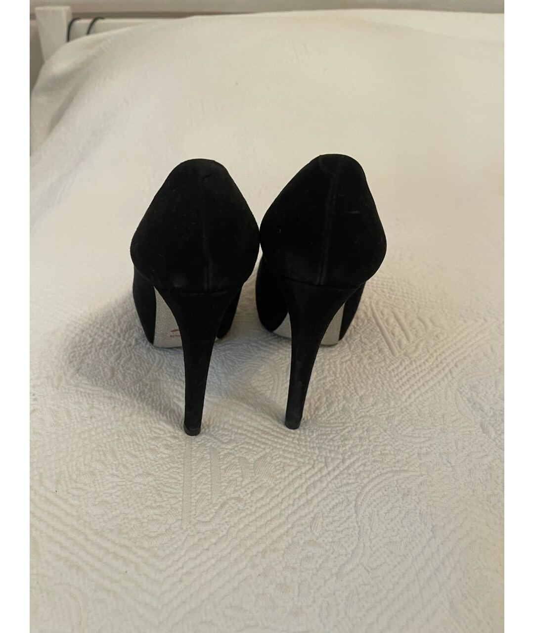 RENE CAOVILLA Черные замшевые туфли, фото 4