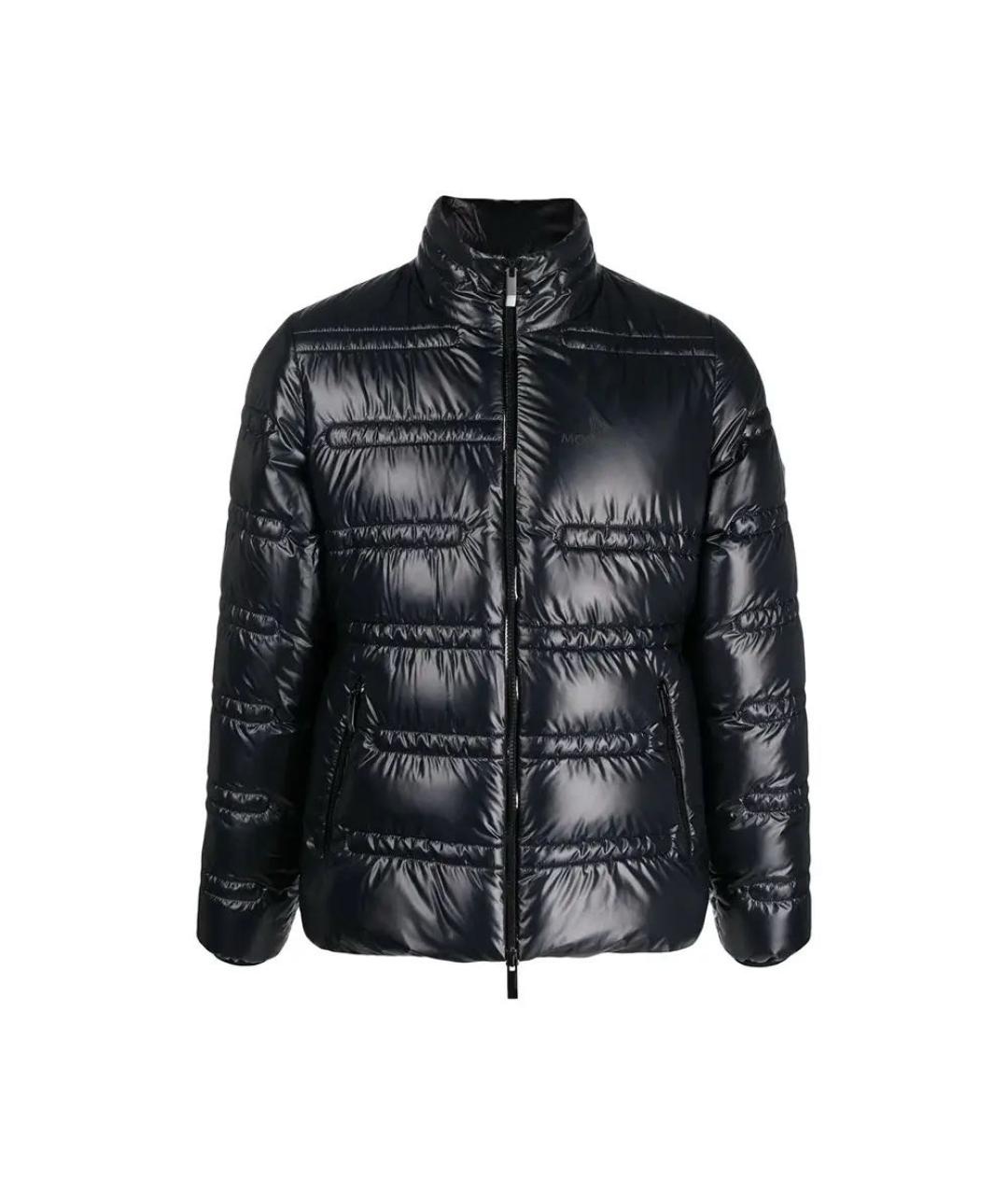 MONCLER Черный пуховик, фото 1