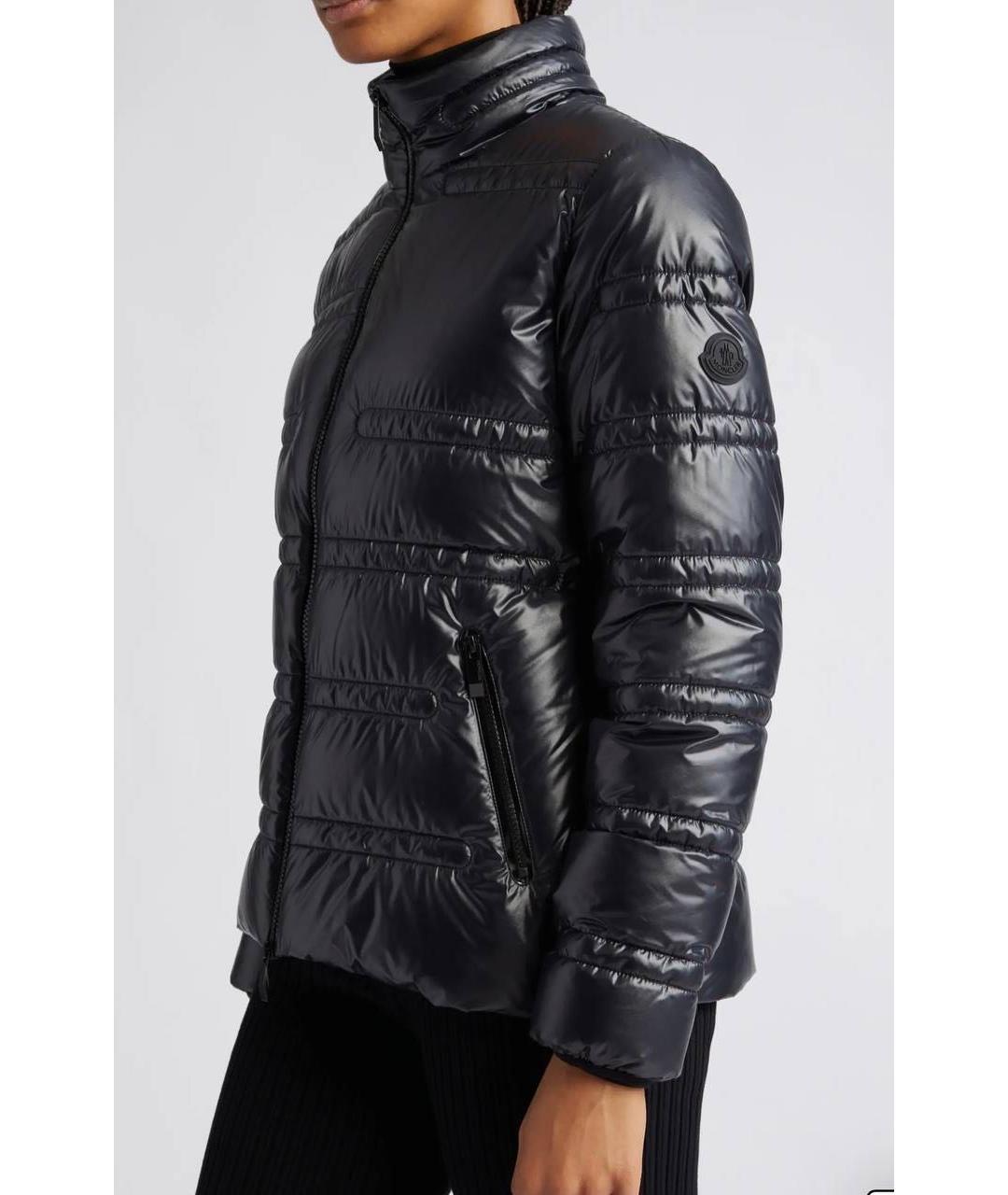 MONCLER Черный пуховик, фото 7