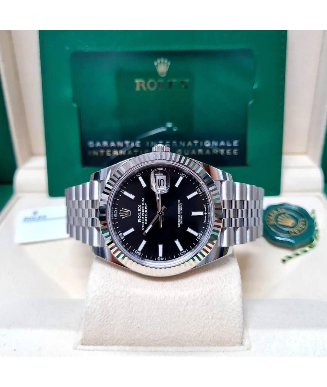 ROLEX Черные часы, фото 3