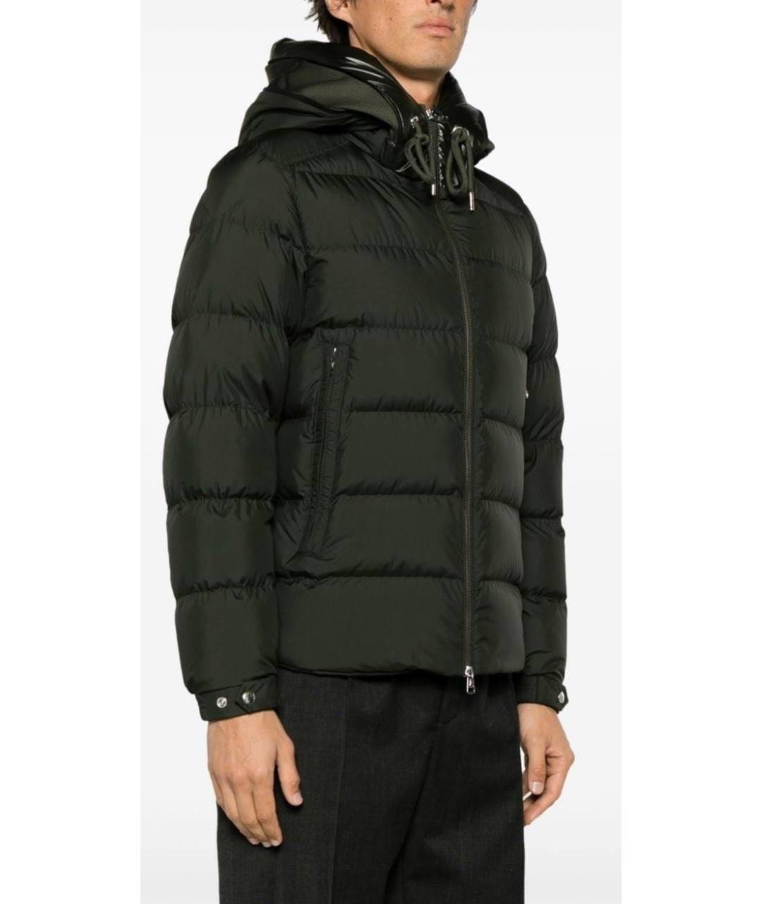 MONCLER Хаки пуховик, фото 4