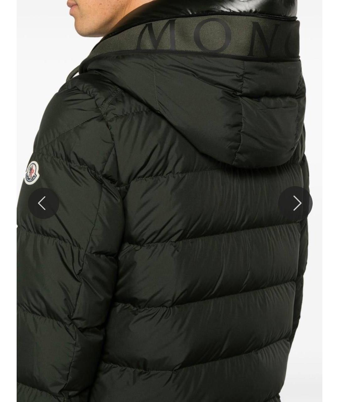 MONCLER Хаки пуховик, фото 5