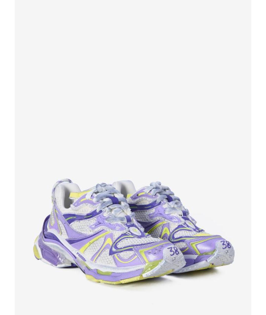 BALENCIAGA Фиолетовые кроссовки, фото 2