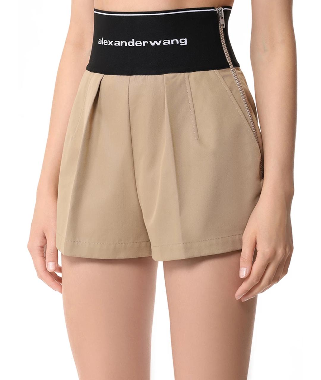 ALEXANDER WANG Бежевые шорты, фото 4