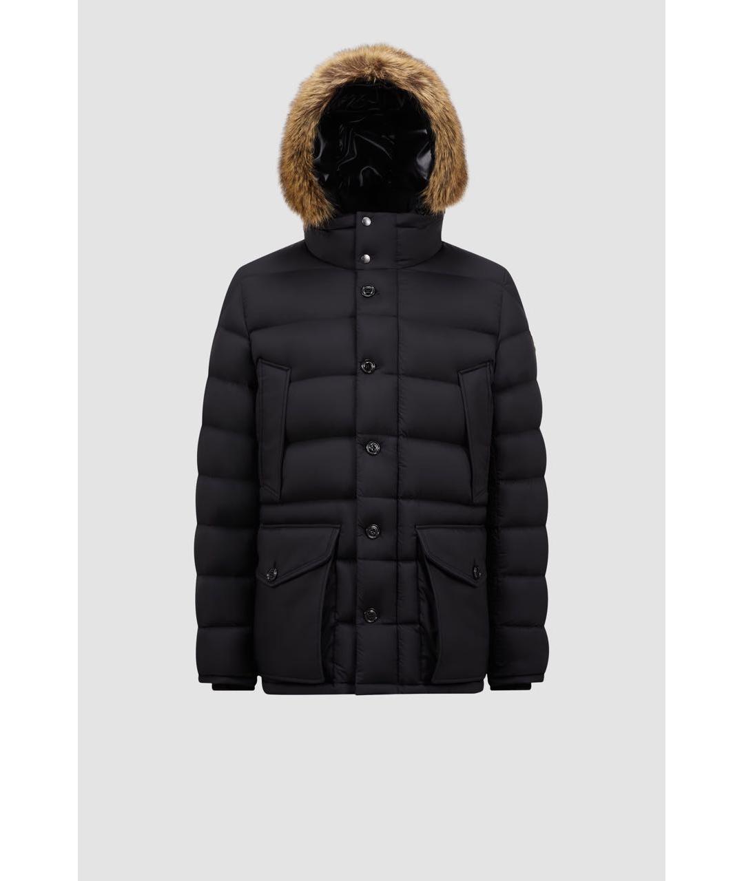 MONCLER Черный пуховик, фото 9