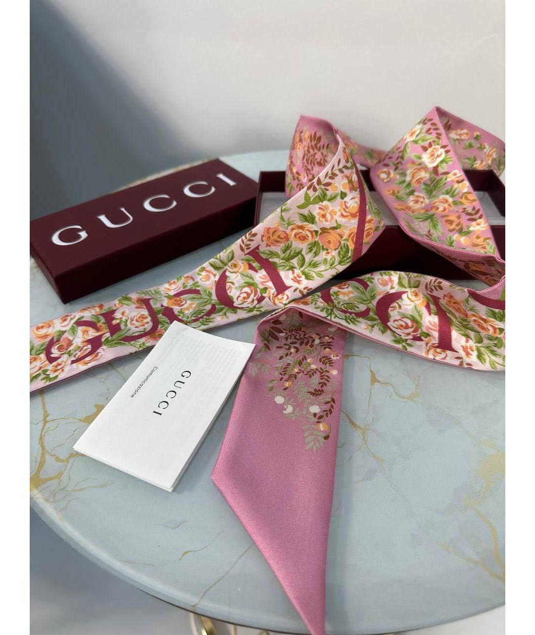 GUCCI Мульти шелковый платок, фото 2