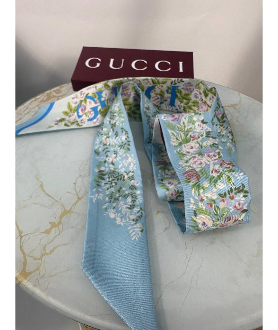 GUCCI Мульти шелковый платок, фото 2