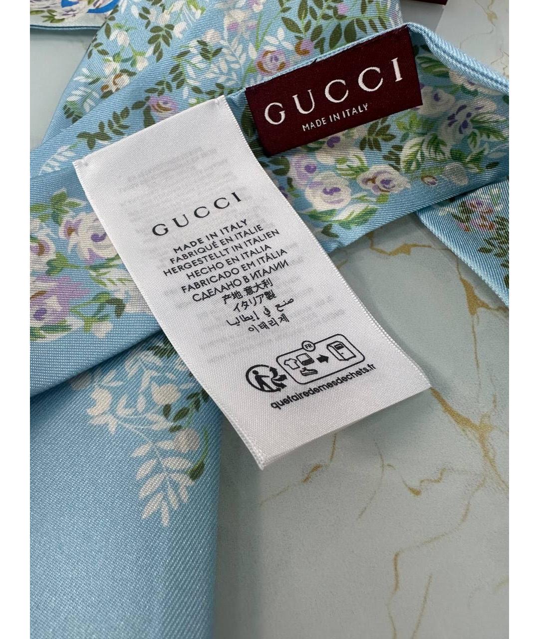 GUCCI Мульти шелковый платок, фото 3