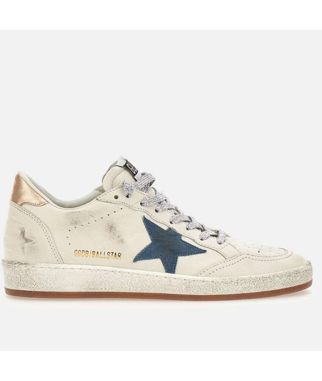 GOLDEN GOOSE DELUXE BRAND Белые кожаные кеды, фото 5