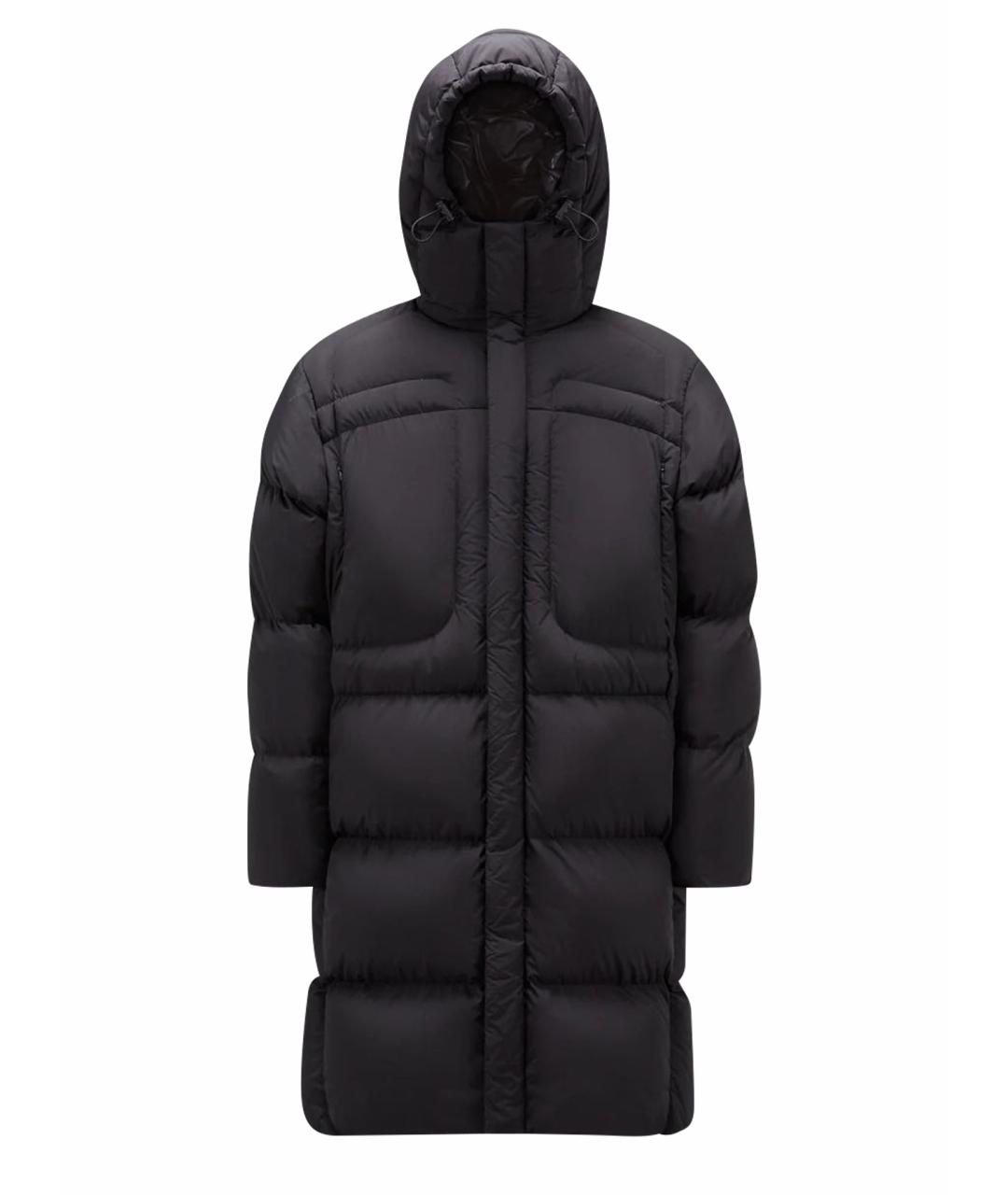 MONCLER Черный пуховик, фото 1