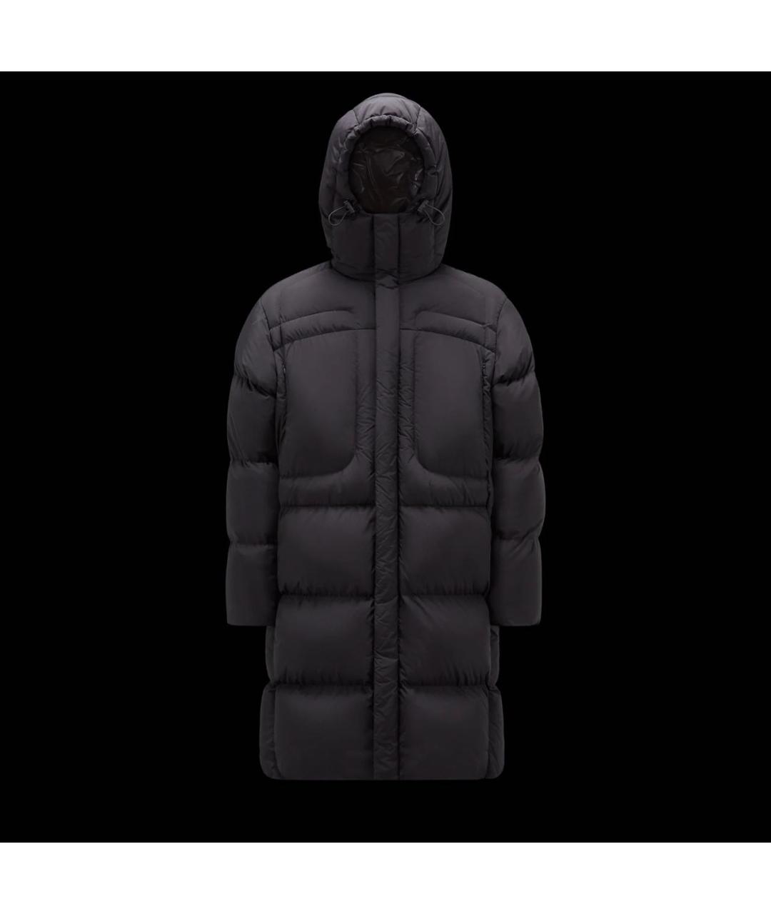 MONCLER Черный пуховик, фото 8