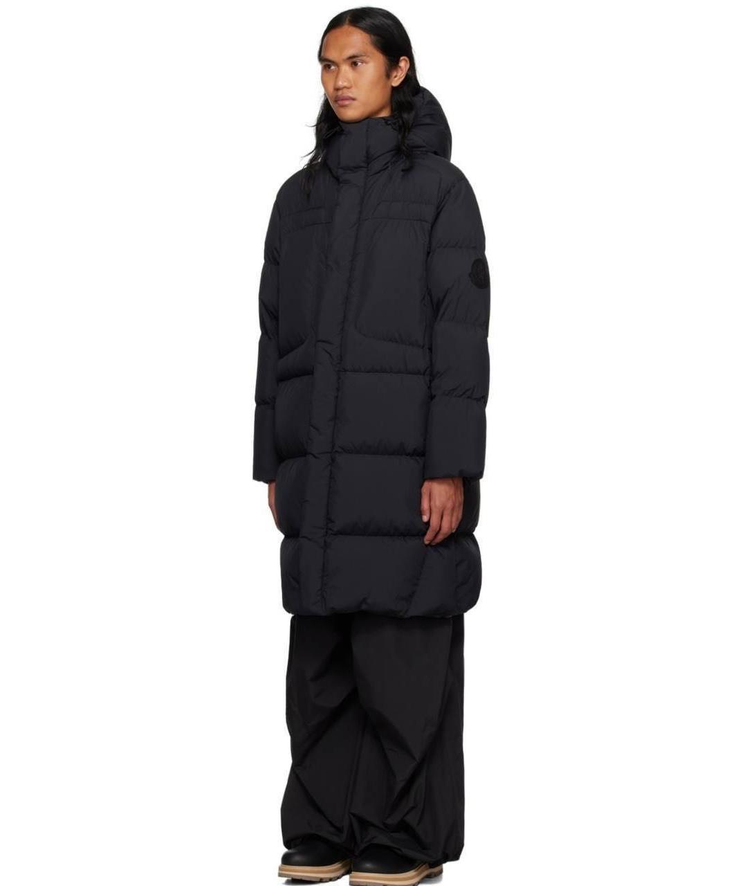 MONCLER Черный пуховик, фото 7