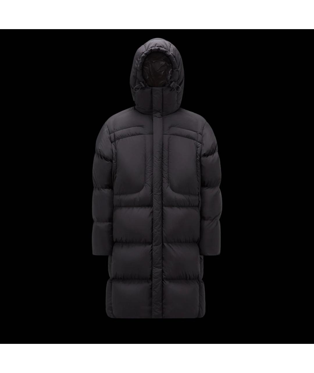 MONCLER Черный пуховик, фото 8