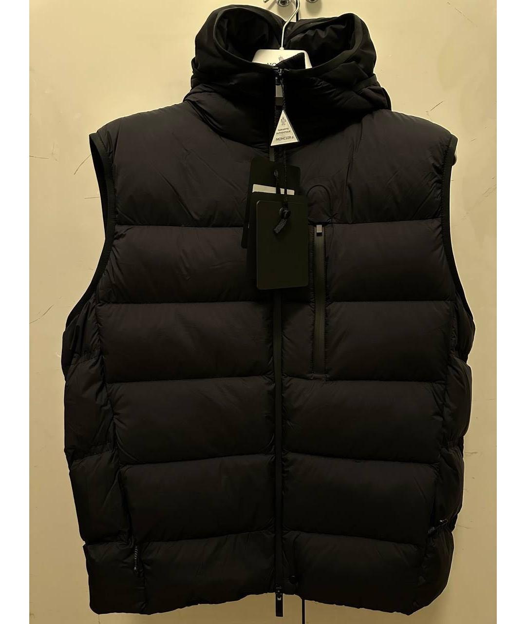 MONCLER Черный жилет, фото 2