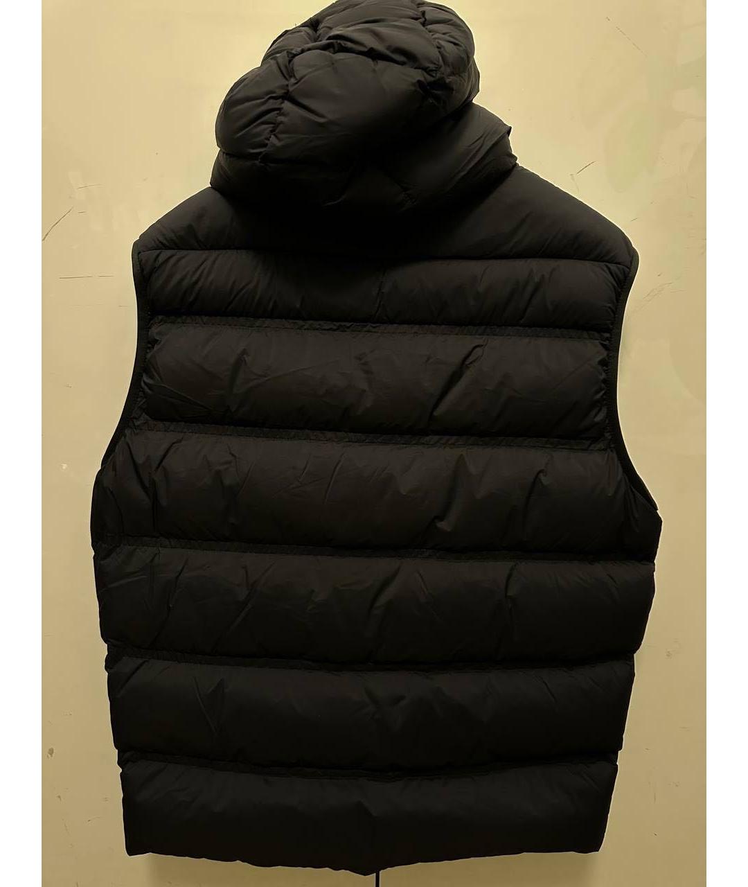 MONCLER Черный жилет, фото 3