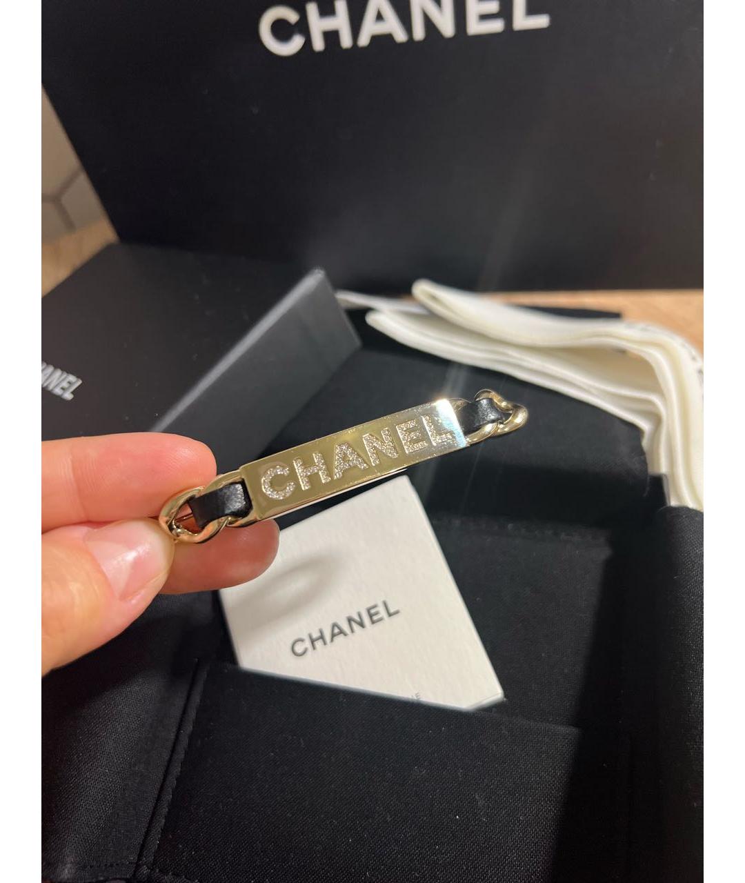 CHANEL Золотая заколка, фото 3