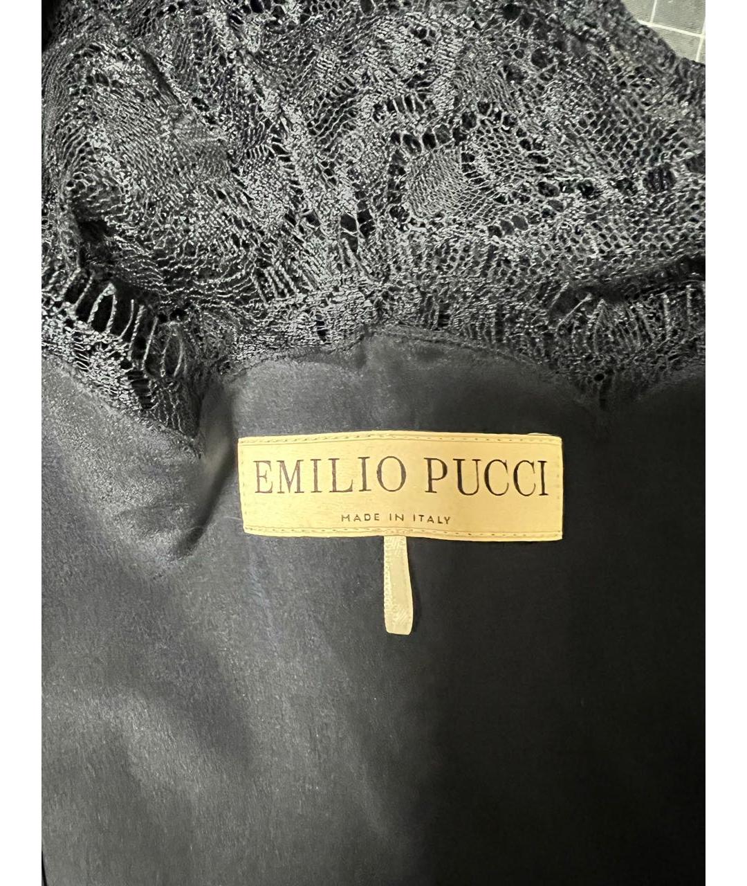 EMILIO PUCCI Темно-синее вечернее платье, фото 4