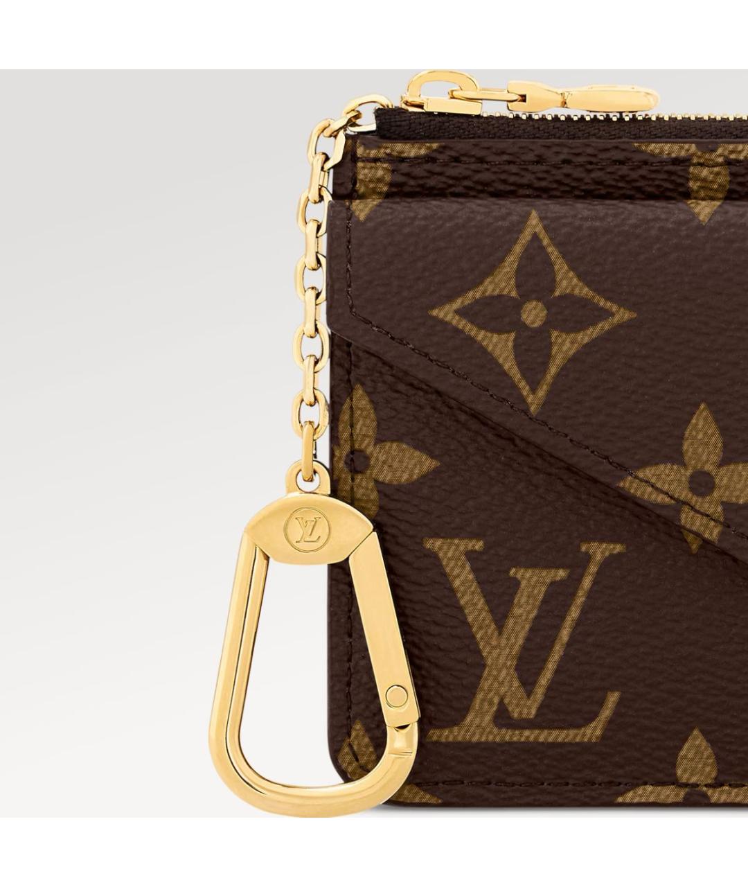 LOUIS VUITTON Коричневый кардхолдер, фото 2