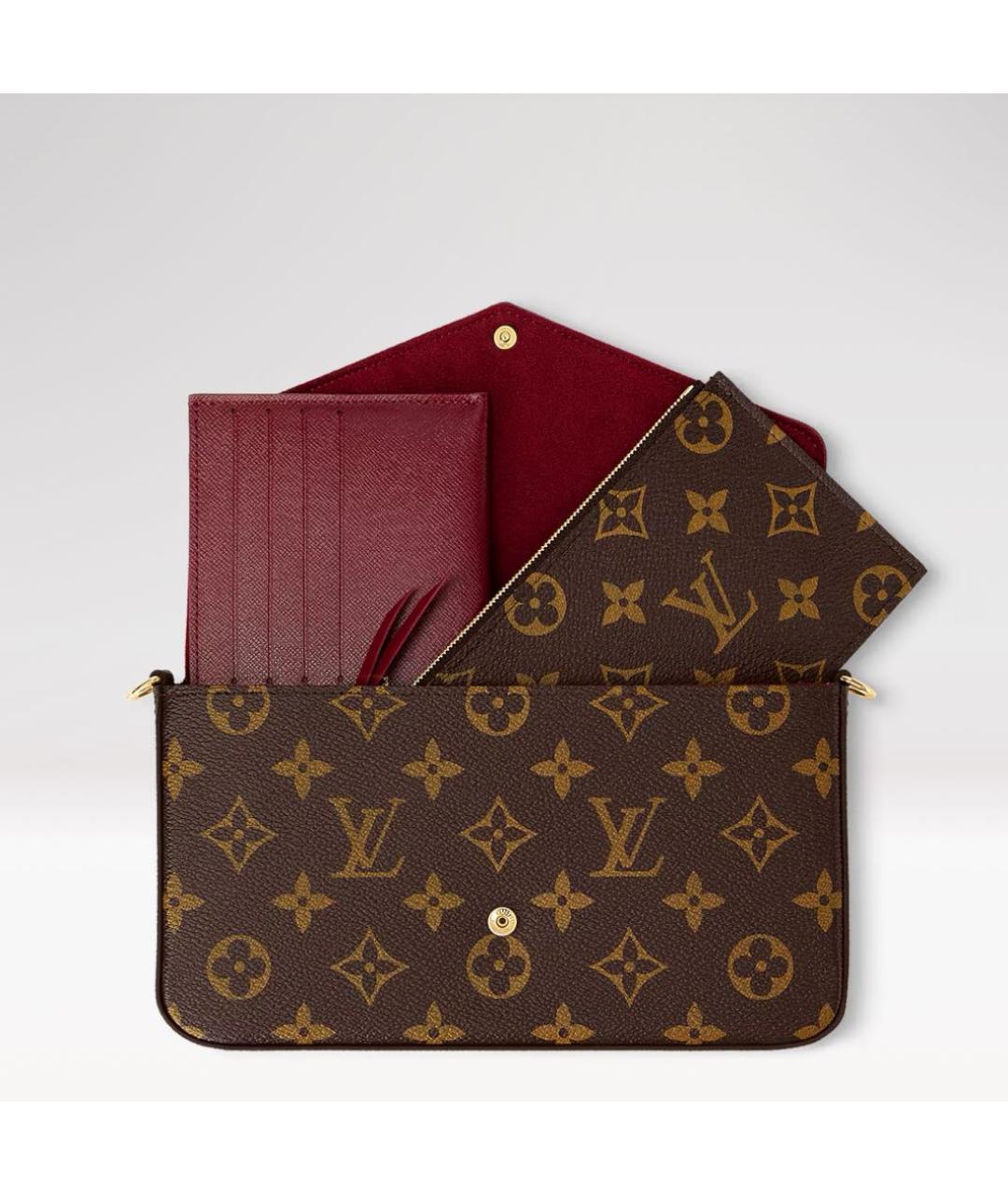 LOUIS VUITTON Коричневая сумка через плечо, фото 3