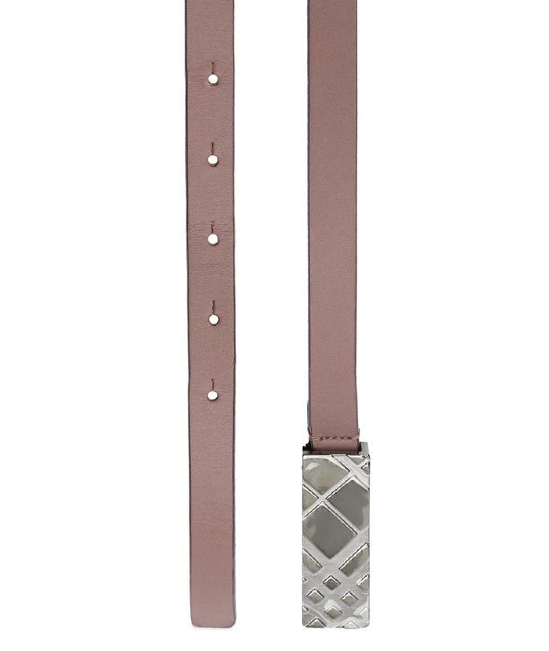 BURBERRY Коричневый кожаный ремень, фото 8