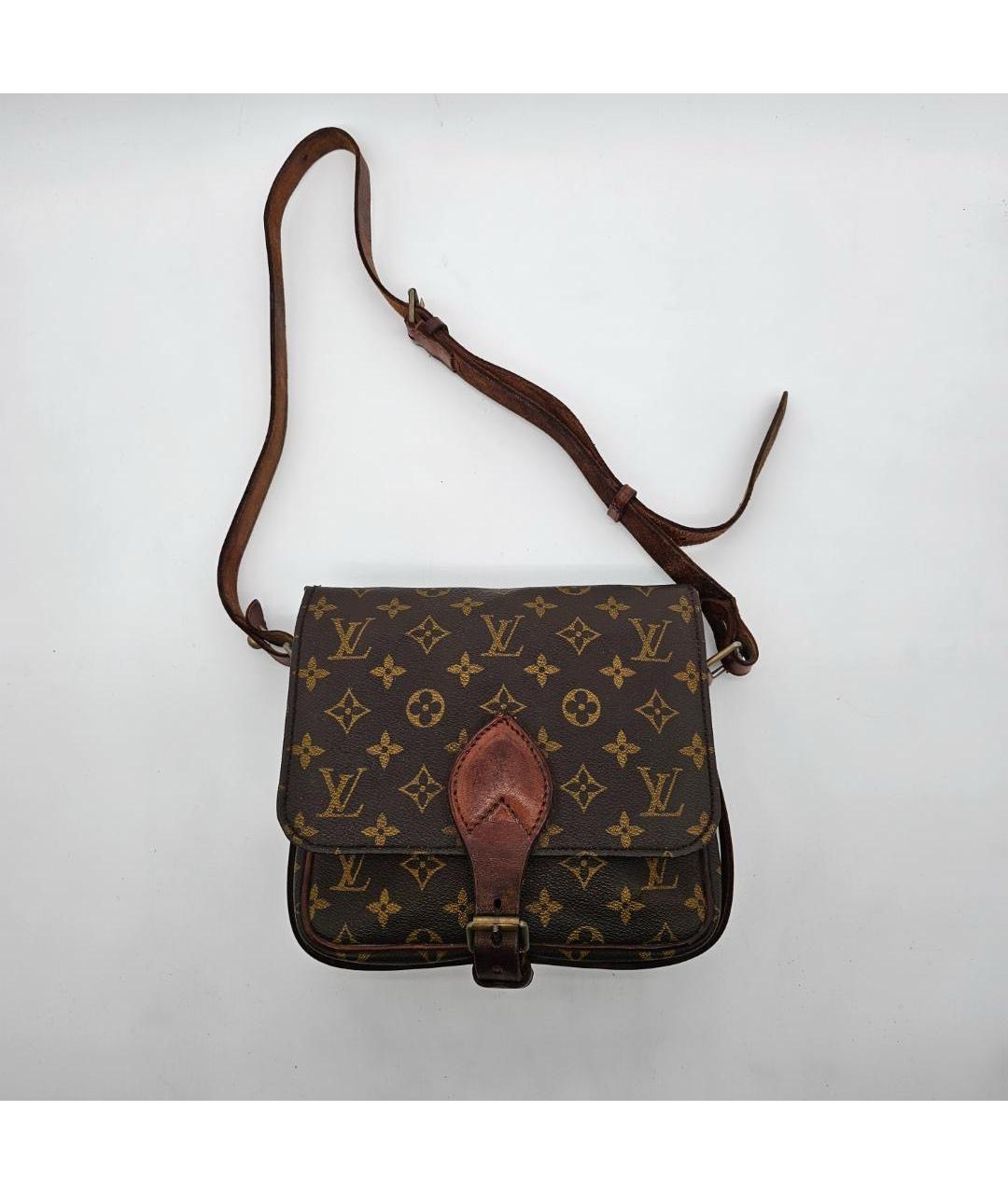 LOUIS VUITTON Коричневая сумка на плечо, фото 3