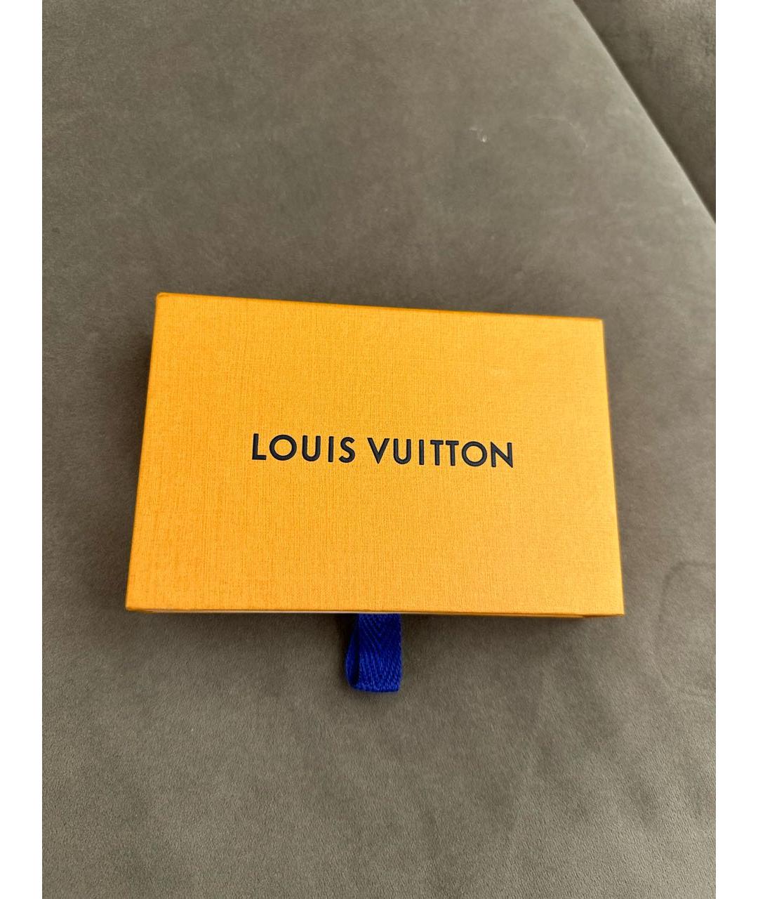 LOUIS VUITTON Коричневый кожаный браслет, фото 2