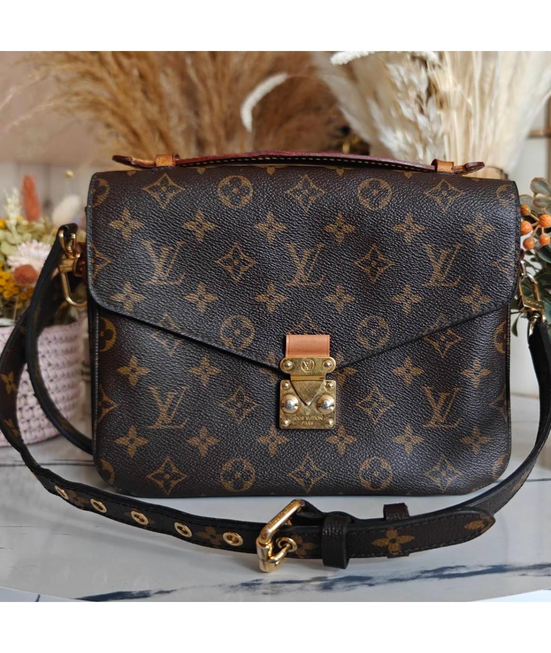 LOUIS VUITTON Коричневая сумка через плечо, фото 4