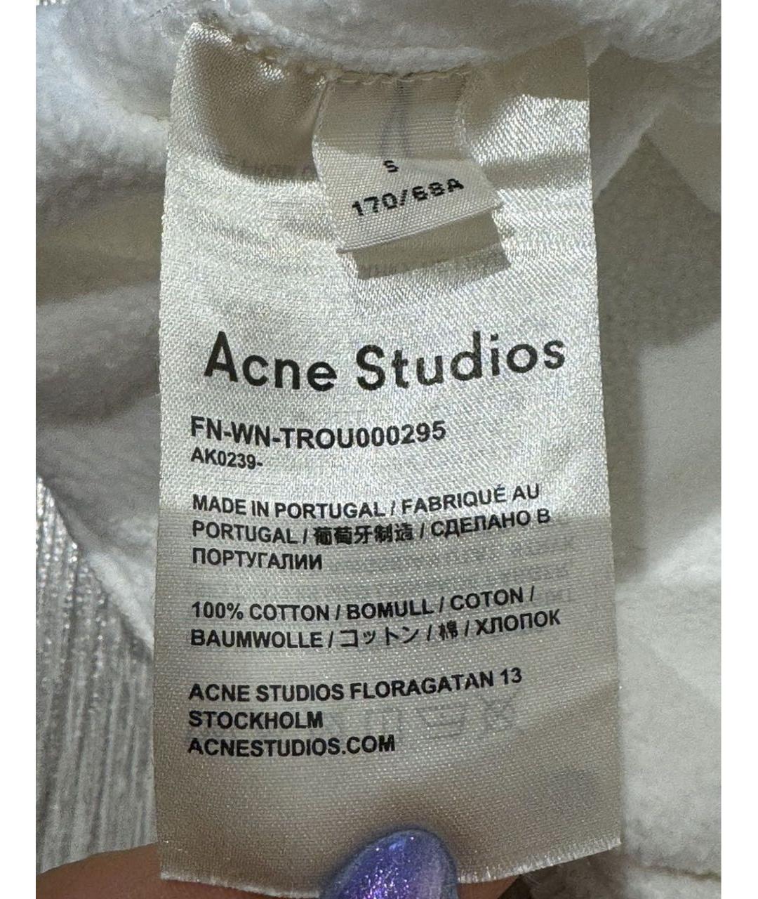 ACNE STUDIOS Хлопковые спортивные брюки и шорты, фото 7