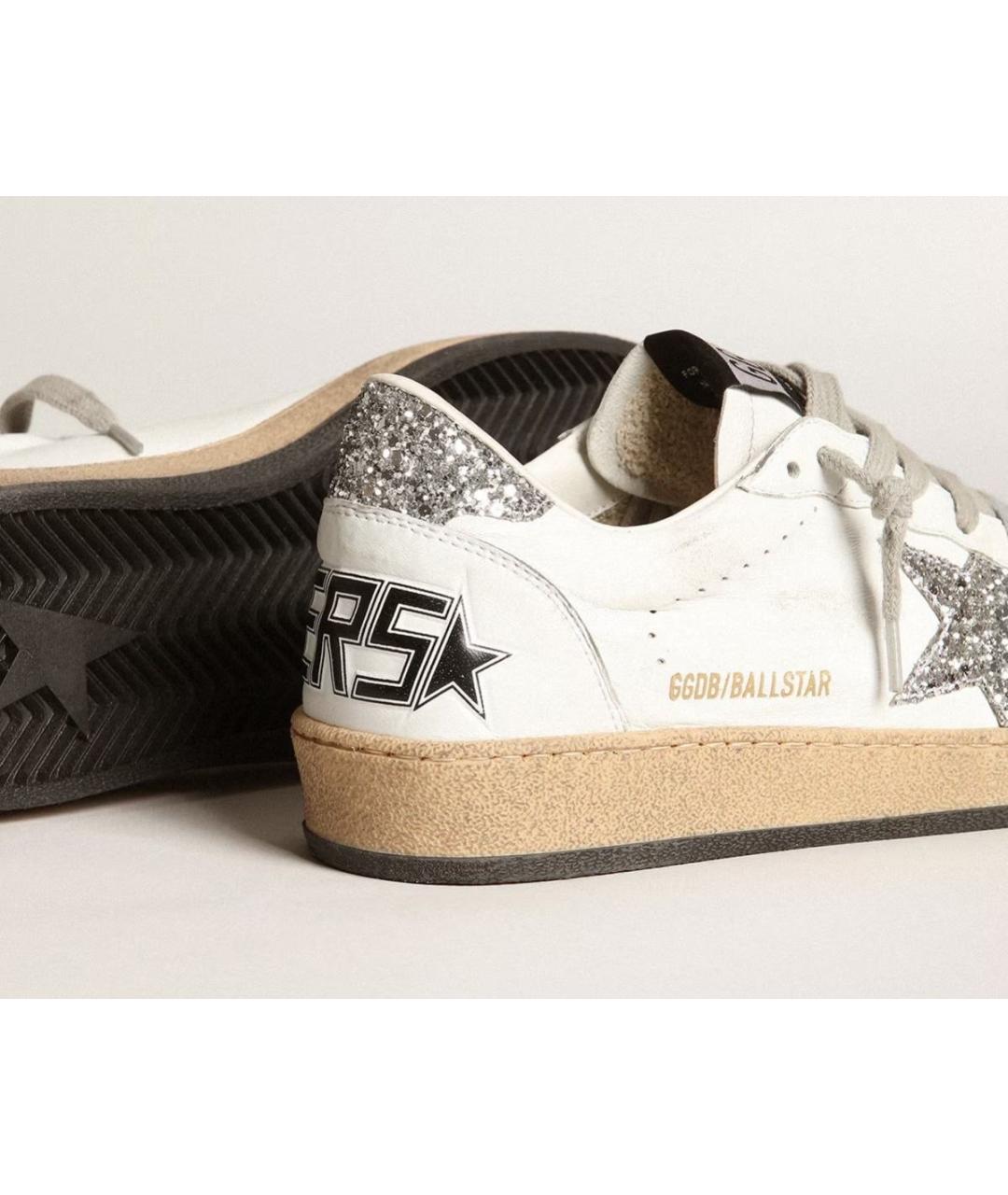 GOLDEN GOOSE DELUXE BRAND Белые кожаные кеды, фото 4