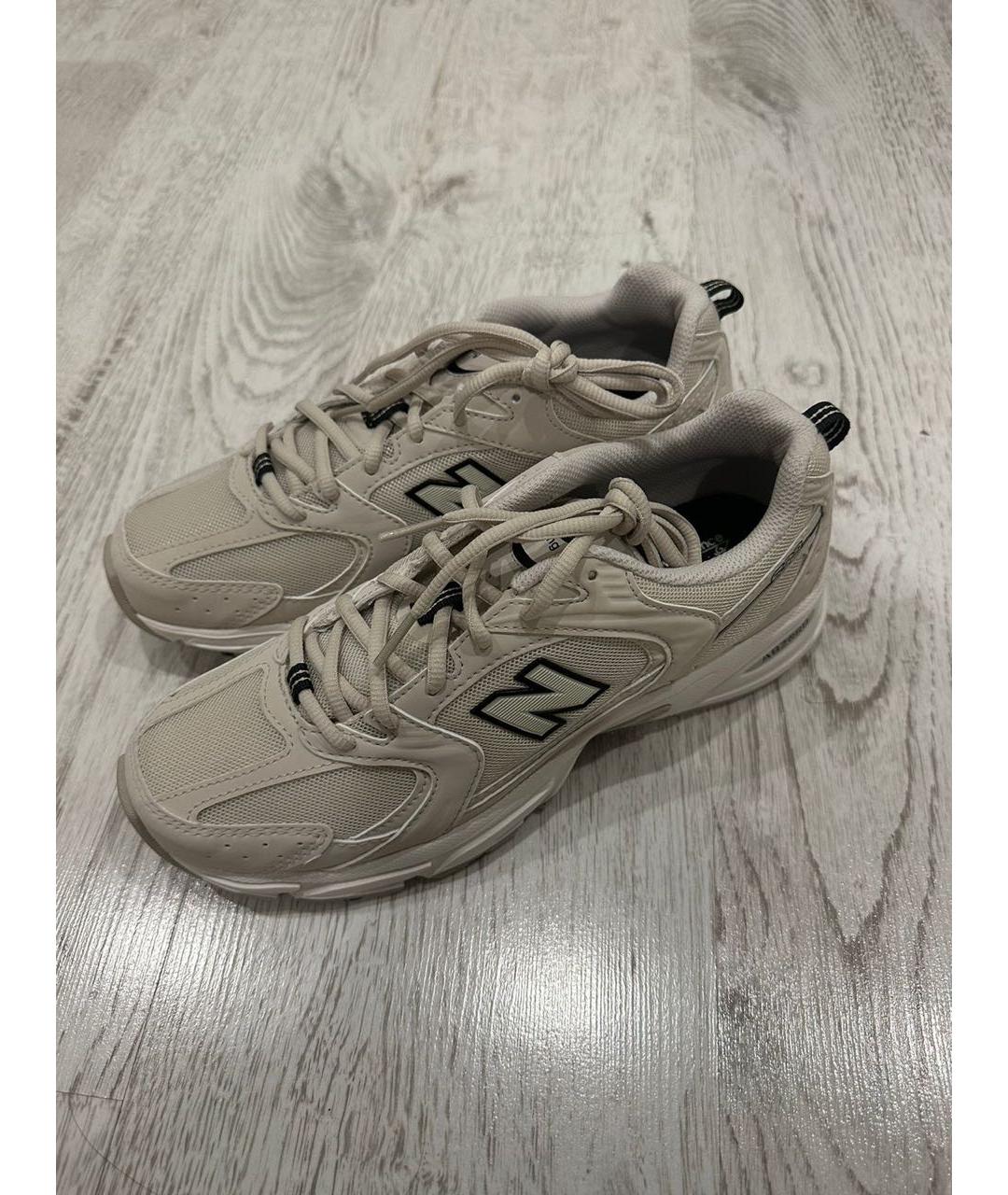 NEW BALANCE Бежевые кеды, фото 3